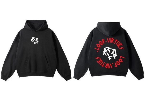 Loopvirtues Black hoodie